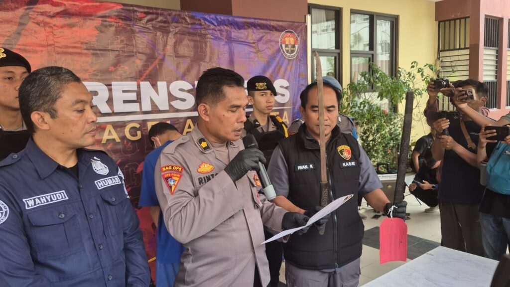 Konferensi pers Polres Magelang Kota, Foto: Gus